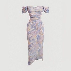 SHEIN off shoulders bodycon dress